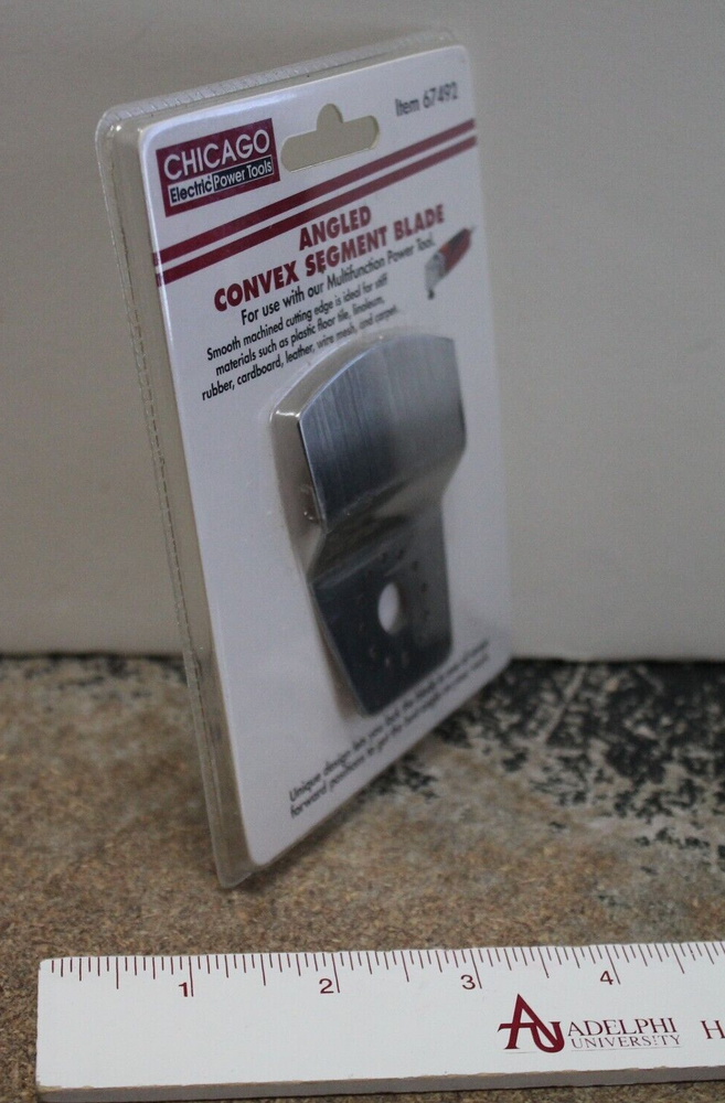 CHICAGO Electric Power Tools ANGLED CONVEX SEGMENT BLADE #67492 NEW