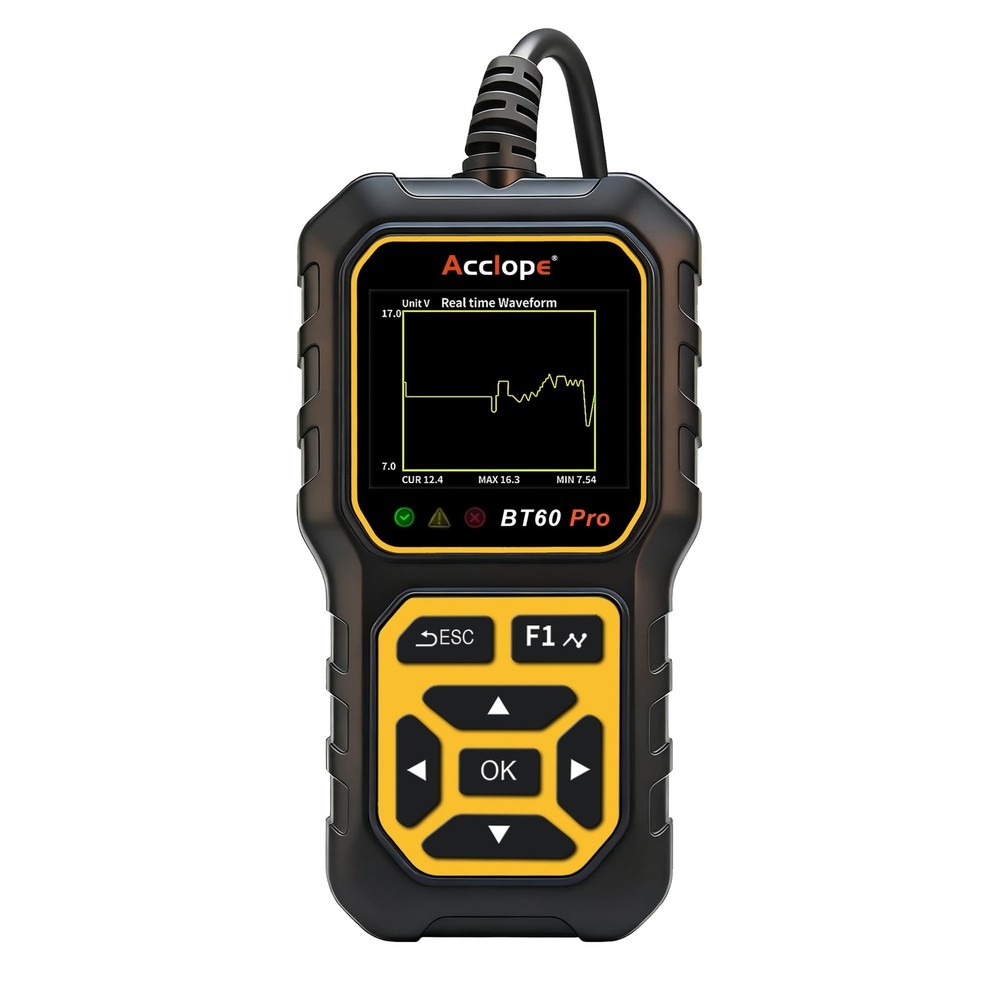 BT60 Pro Car Battery Tester, Digital Analyzer with Cloud Printing, ... Fast Ship