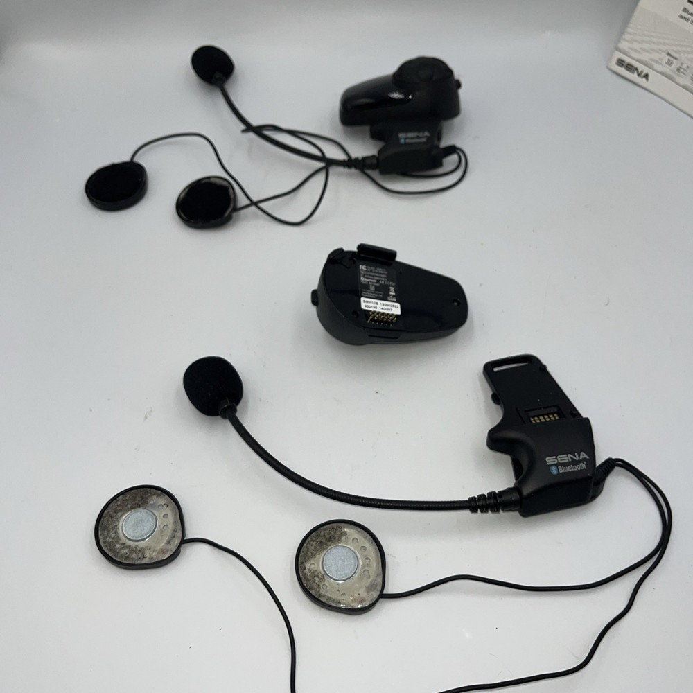 Sena SMH10D-10 Motorcycle Bluetooth Headset / Intercom (Dual), Black