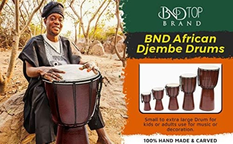 Vibrant African Percussion Djembe