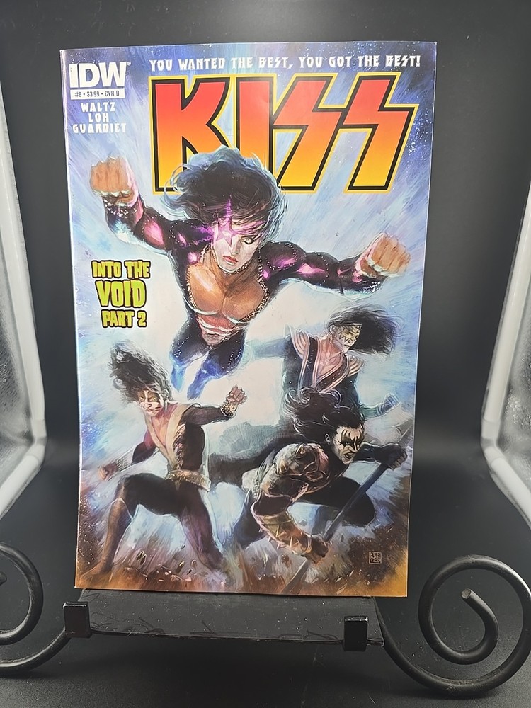 KISS INTO THE VOID IDW COMICS 3 comic Lot