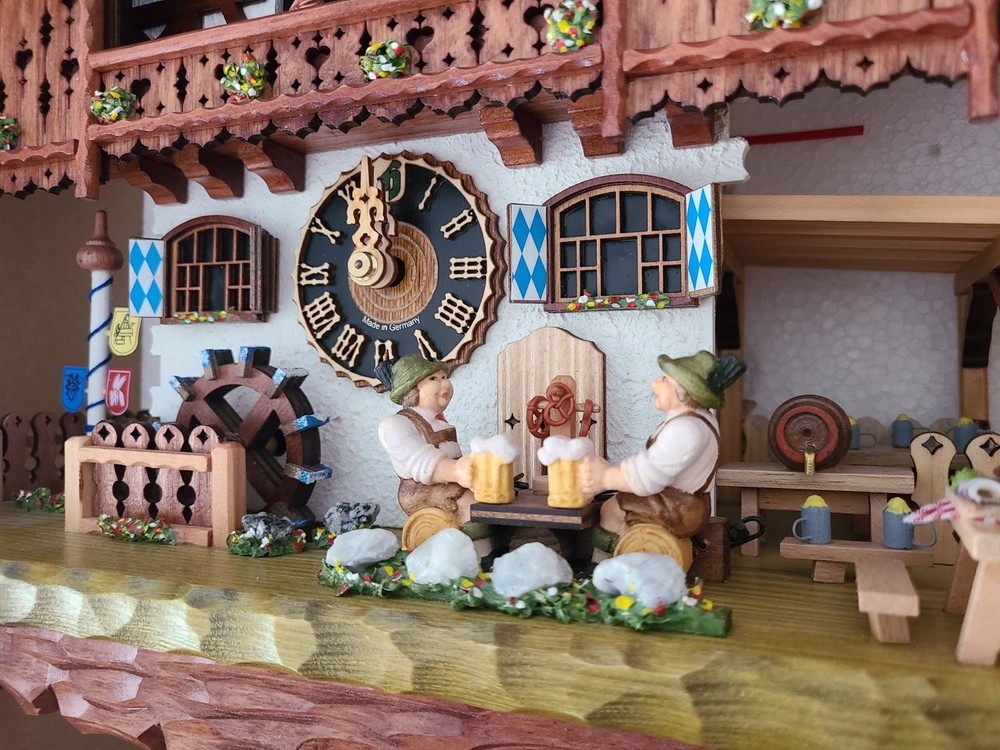 Bavarian Handcarved Cuckoo Clock