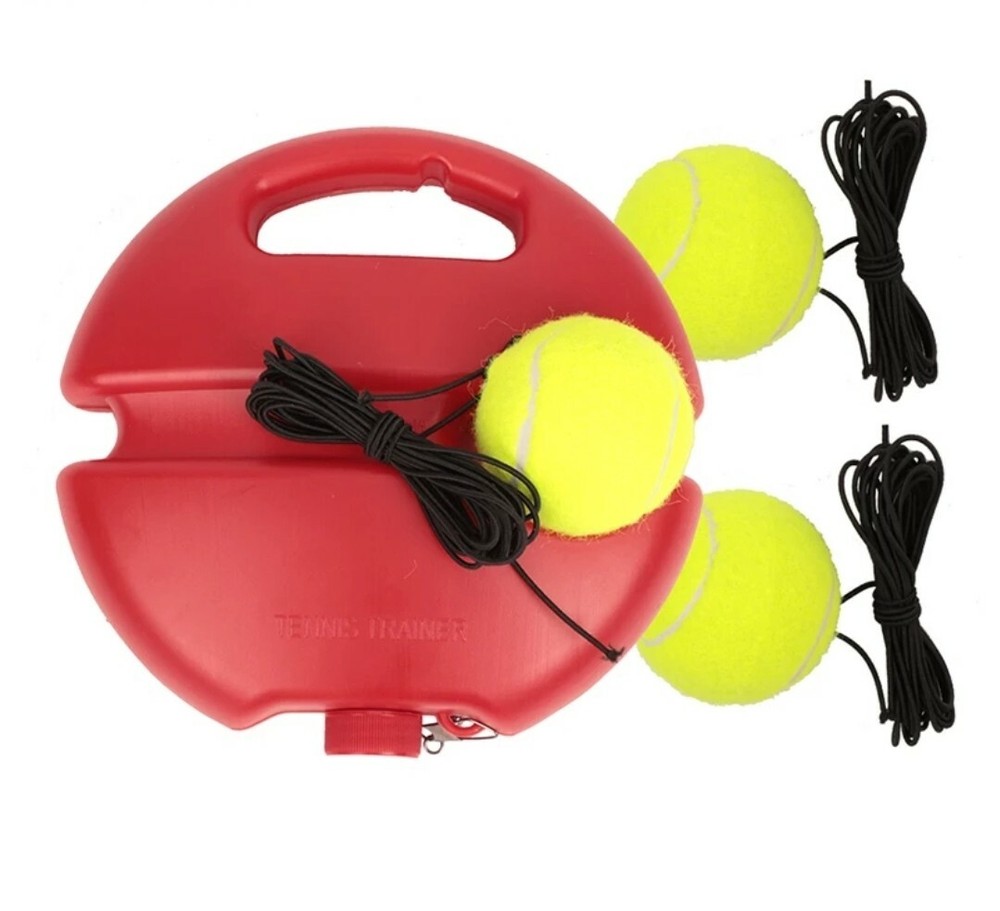 Single Tennis Training Device with Ball Self-learning Rebound Depractice trainer