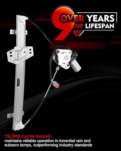 Front Left Driver Side Power Window Regulator with Motor for:-Honda Element