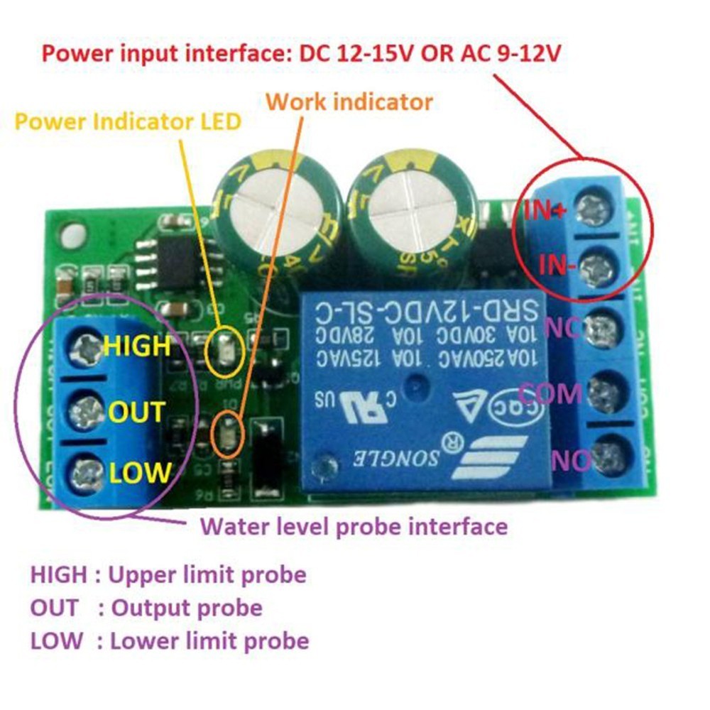 Eben Water Pump Motor Automatic Control Fluid Level Durable