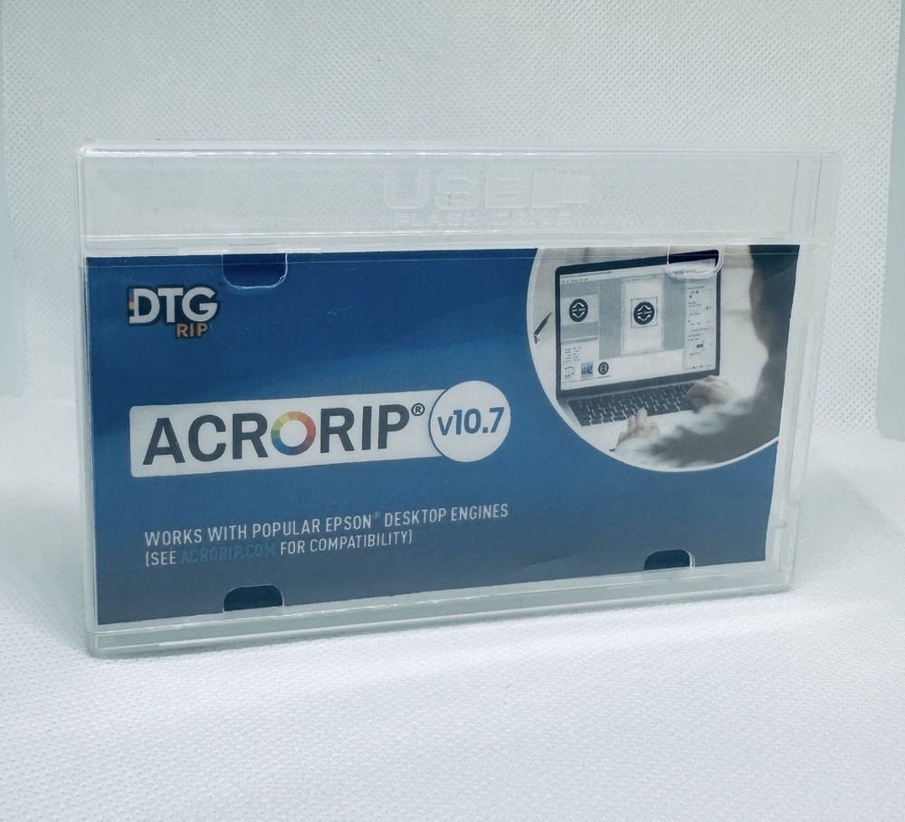 AcroRIP V10.7 DTF DTG UV Epson Printers Rip Software