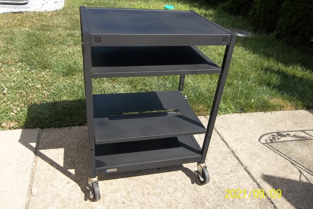 Cart Presentation for PC Steel Frame Mobile Locking Wheel BLK