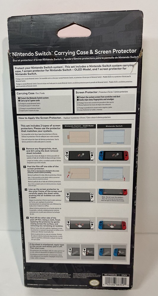 Splatoon 3 Nintendo Switch Carrying Case & Screen Protector