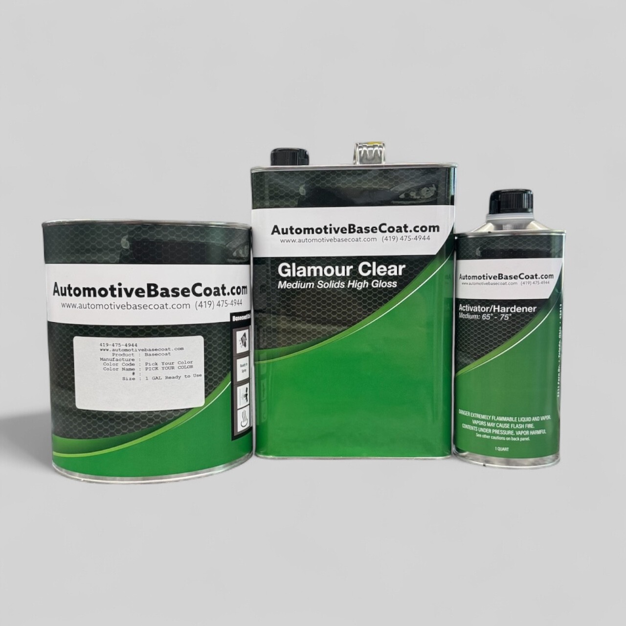 Chevy- WA636R SWITCHBLADE SILVER BASECOAT PAINT (GALLON RTS w/ GALLON CLEAR KIT