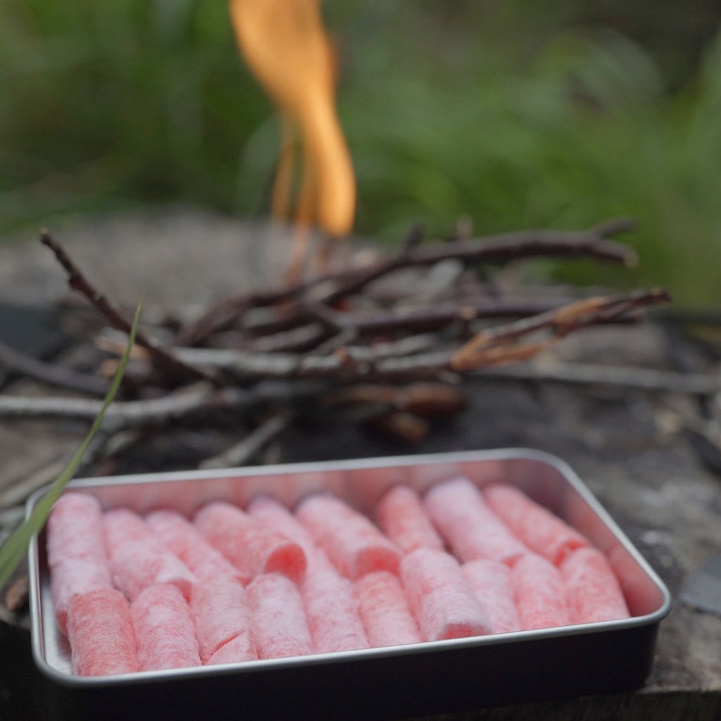 🔥 2 PACK Of 28 Fire Starter Plugs Survival Kit Waterproof Tinder Camping