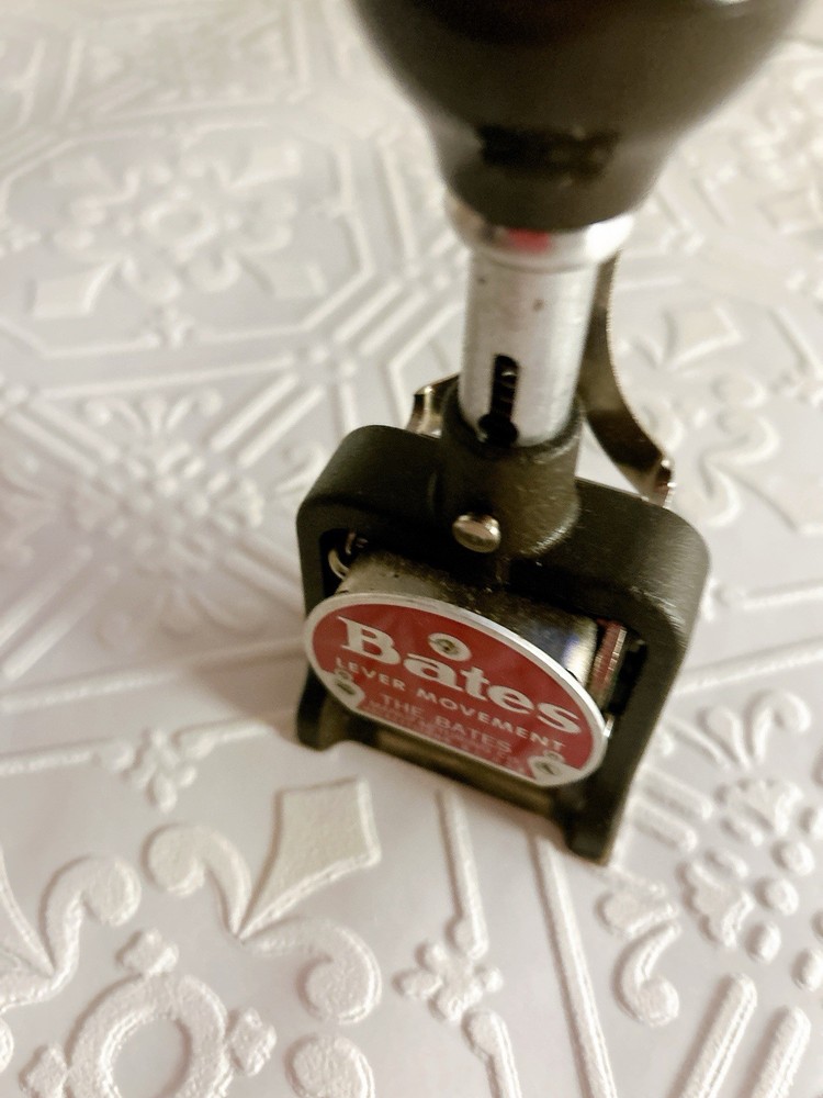 VTG Bates Standard Multiple Movement Numbering Machine