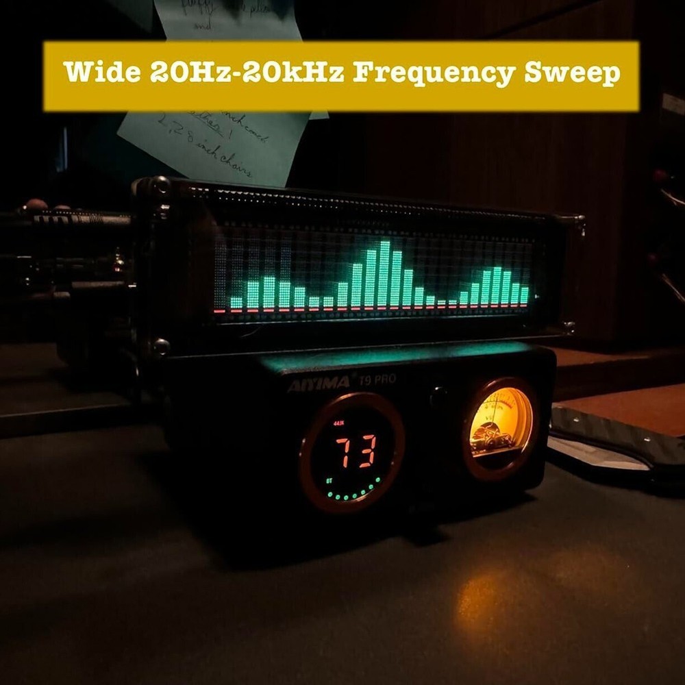 Multi functional VFD Display Sound Visualizer for Diverse Music Genres