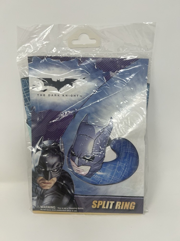 NEW In Package DC Comics Dark Knight BATMAN Split Ring Inflatable Float for Pool
