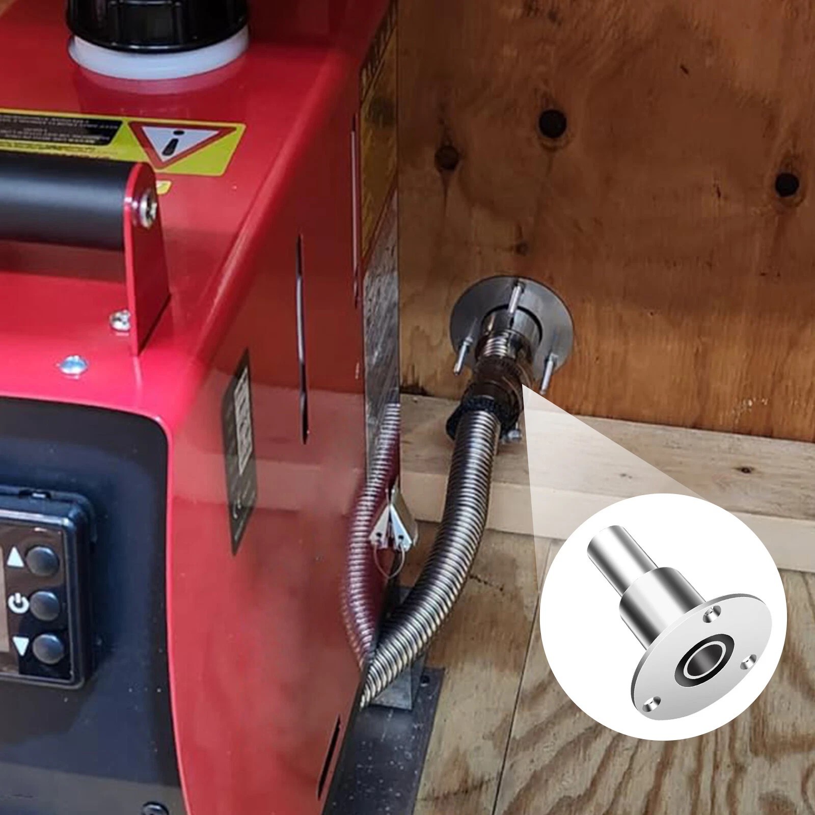 For Diesel Heaters 316 Stainless Steel Thru Hull Exhaust Fittings 24mm Pipe Tube