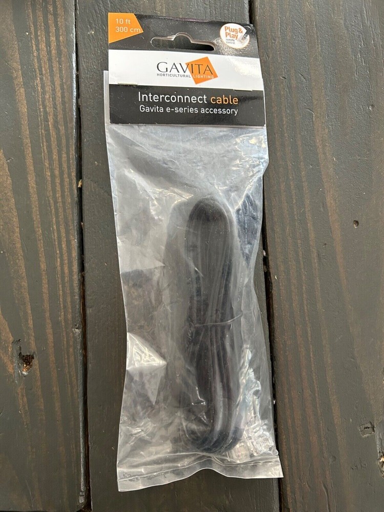 Gavita Interconnect Cable 10ft New