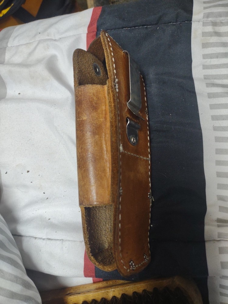 Tractor Supply Multitool Leather Sheath With 2 Inch Clip