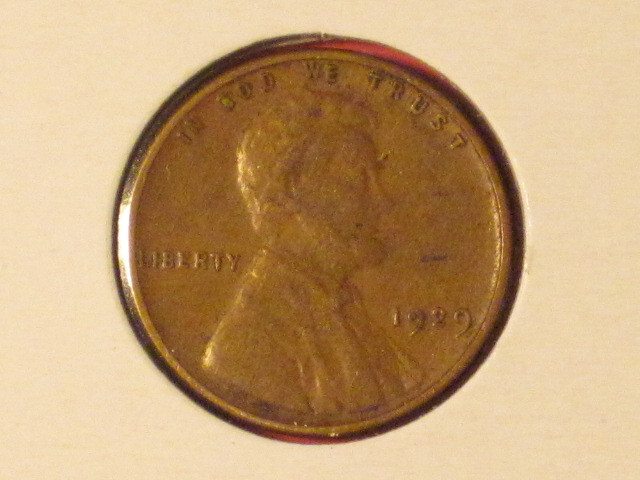 1929 Wheat Cent - Philadelphia Mint