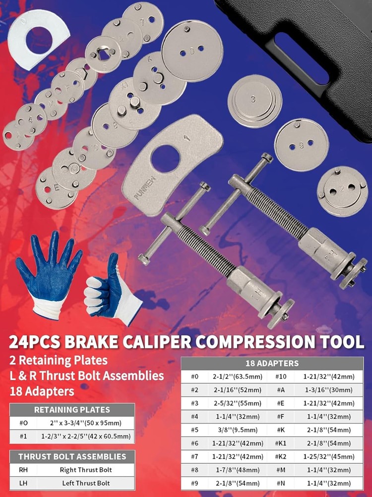 Brake Caliper Compression Tool Heavy Duty Disc Piston Rewind