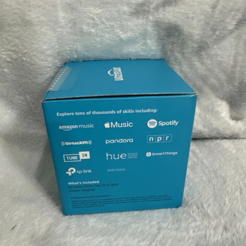 Echo Dot (3rd Gen) - Smart speaker with Alexa – Charcoal - Amazon Echo New