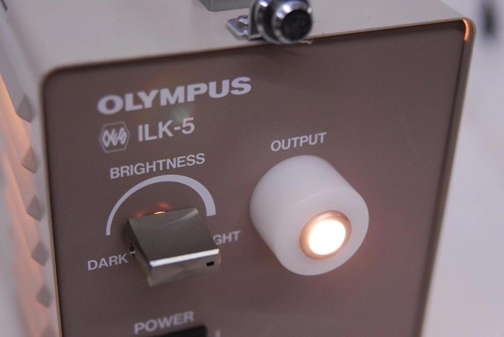 Olympus ILK-5 Cold Light Supply Source W/ Extra Bulb- TESTED