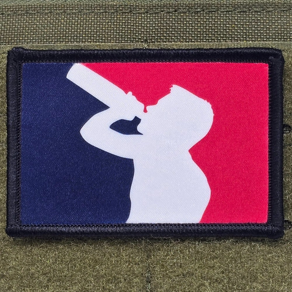 Major League Drinking Patch Moral Tactical Beer Whiskey Meme USA Hook & Loop 3x2