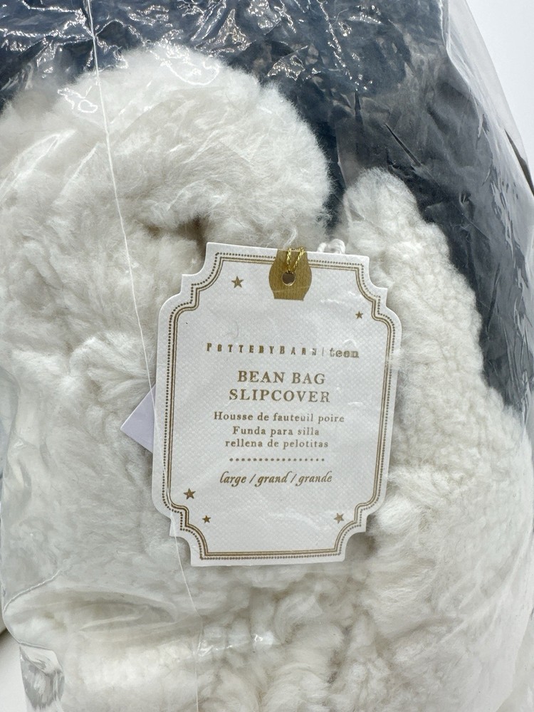 Pottery Barn~ Soccer Ball Bean Bag Chair Slipcover Only ~Large~NEW~NWT