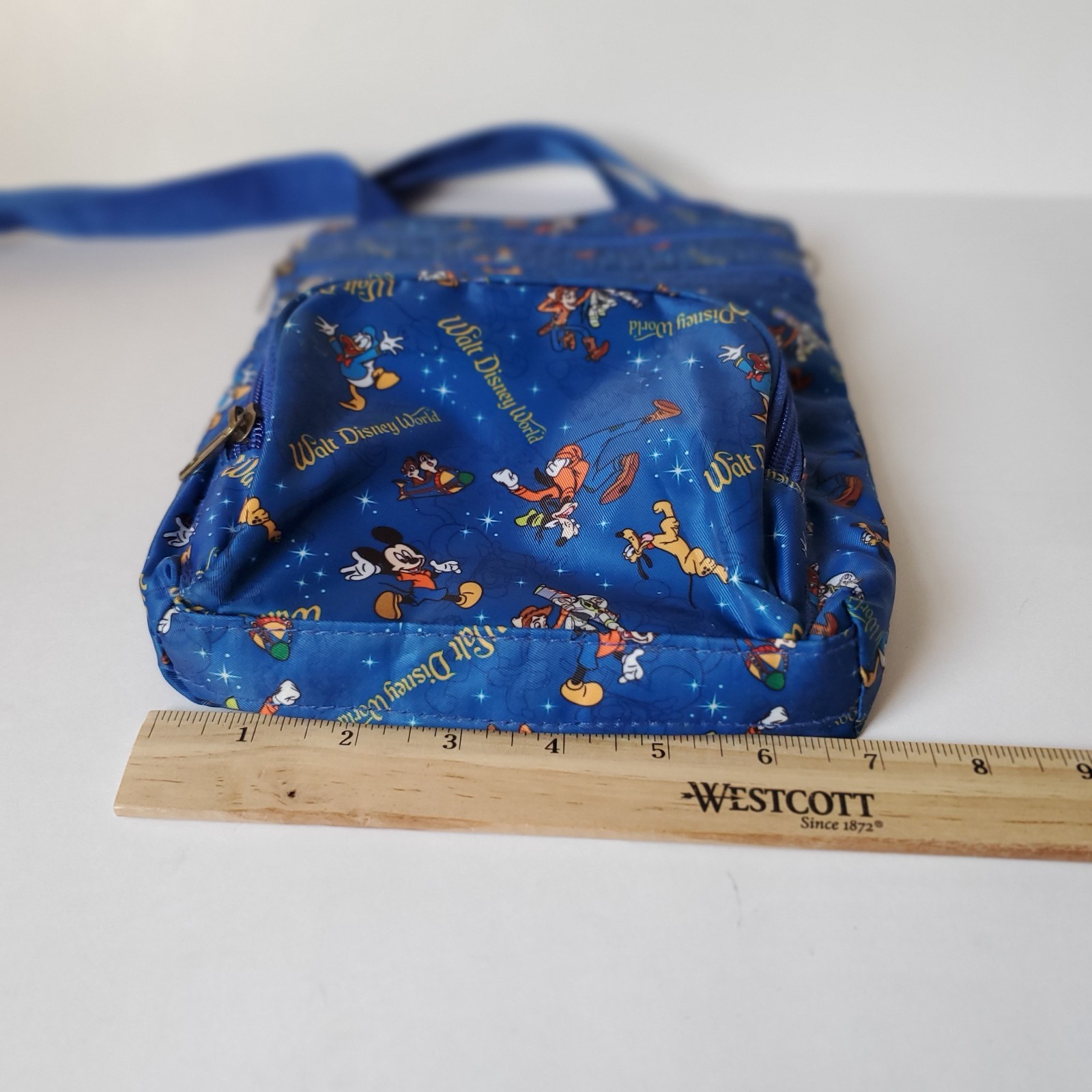 Disney Parks Authentic Original Mickey & Friends Crossbody Bag Purse Woody Goofy