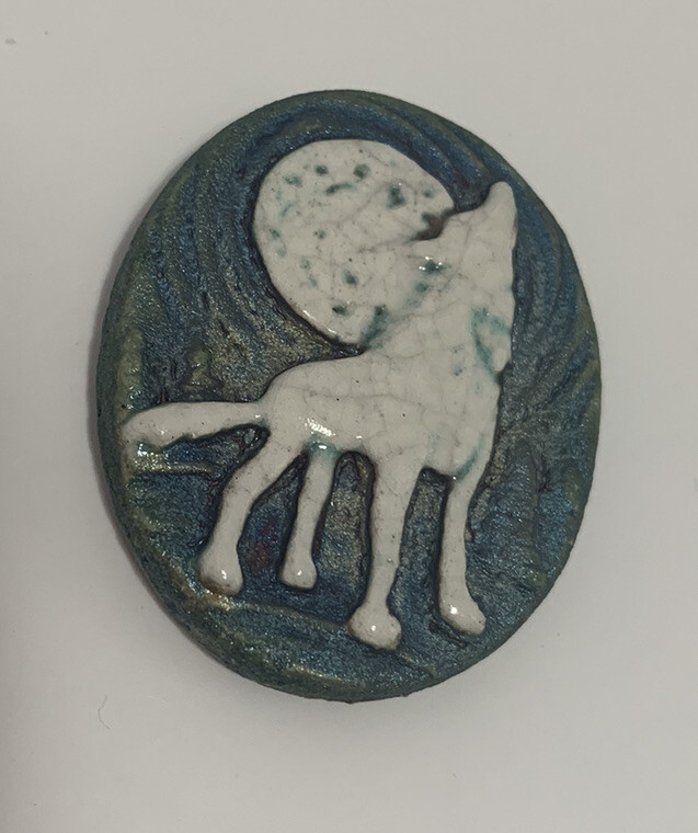 Wolf Medallion I am Passionate