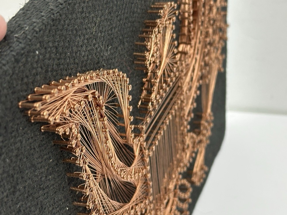 Copper Wire String Nail Art Eagle