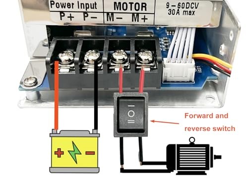 30amp DC Motor Forward Reverse Switch Toggle Switches 6 Pin 3 Position 9V 12V