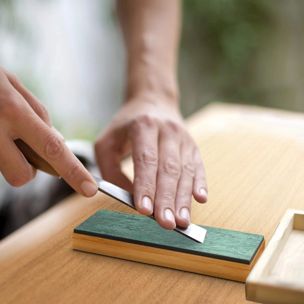 Sharp Pebble Premium Leather Strop for Knife Sharpening with Polishing Compou