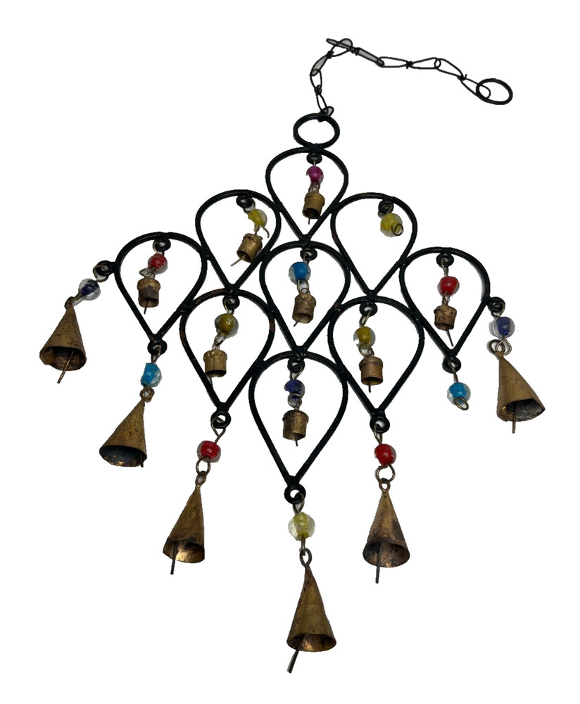 Metal Copper Bells Wind Chimes - Missing Two Bells