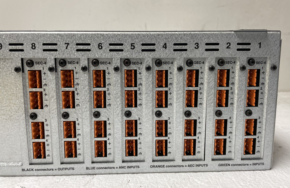 Biamp Systems Tesira SERVER-IO Digital Network Signal Processor DSP w/ 12 Cards