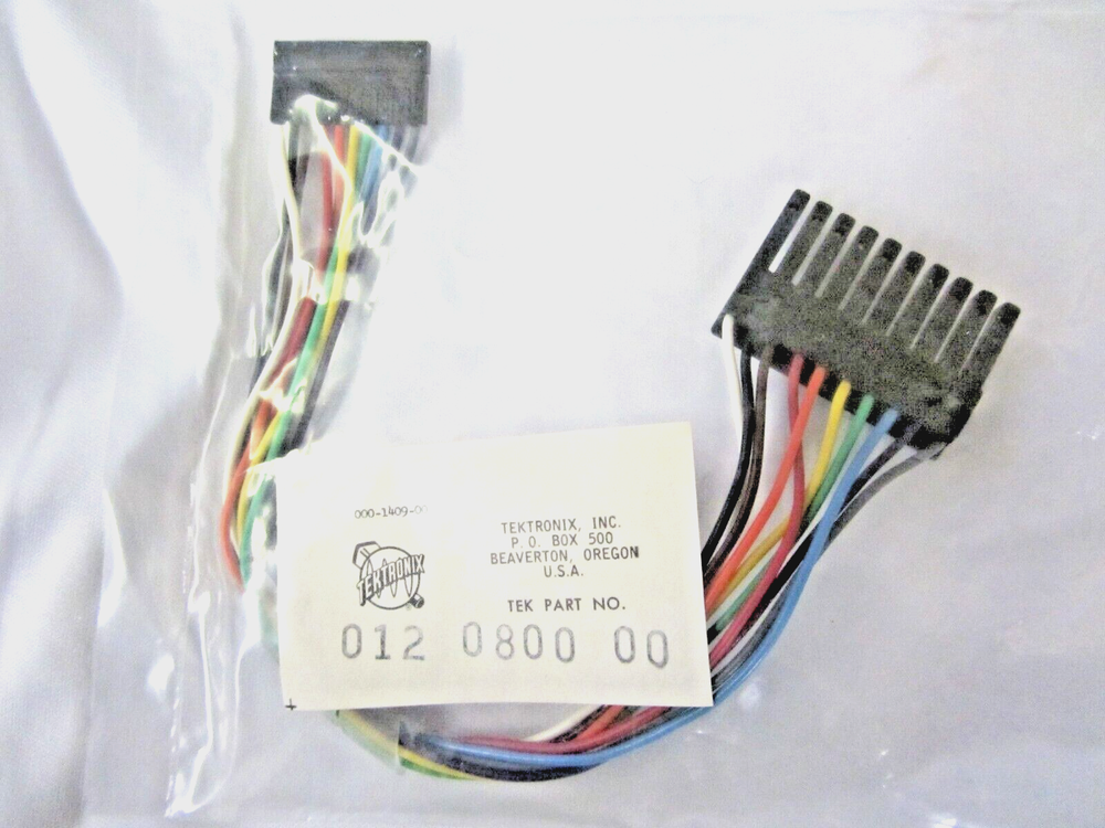 Tektronix 012-0800-00 10 lead input connector for logic analyzers