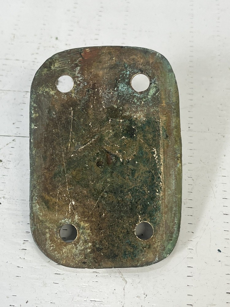 Vintage Bronze Halyard Deck Plate