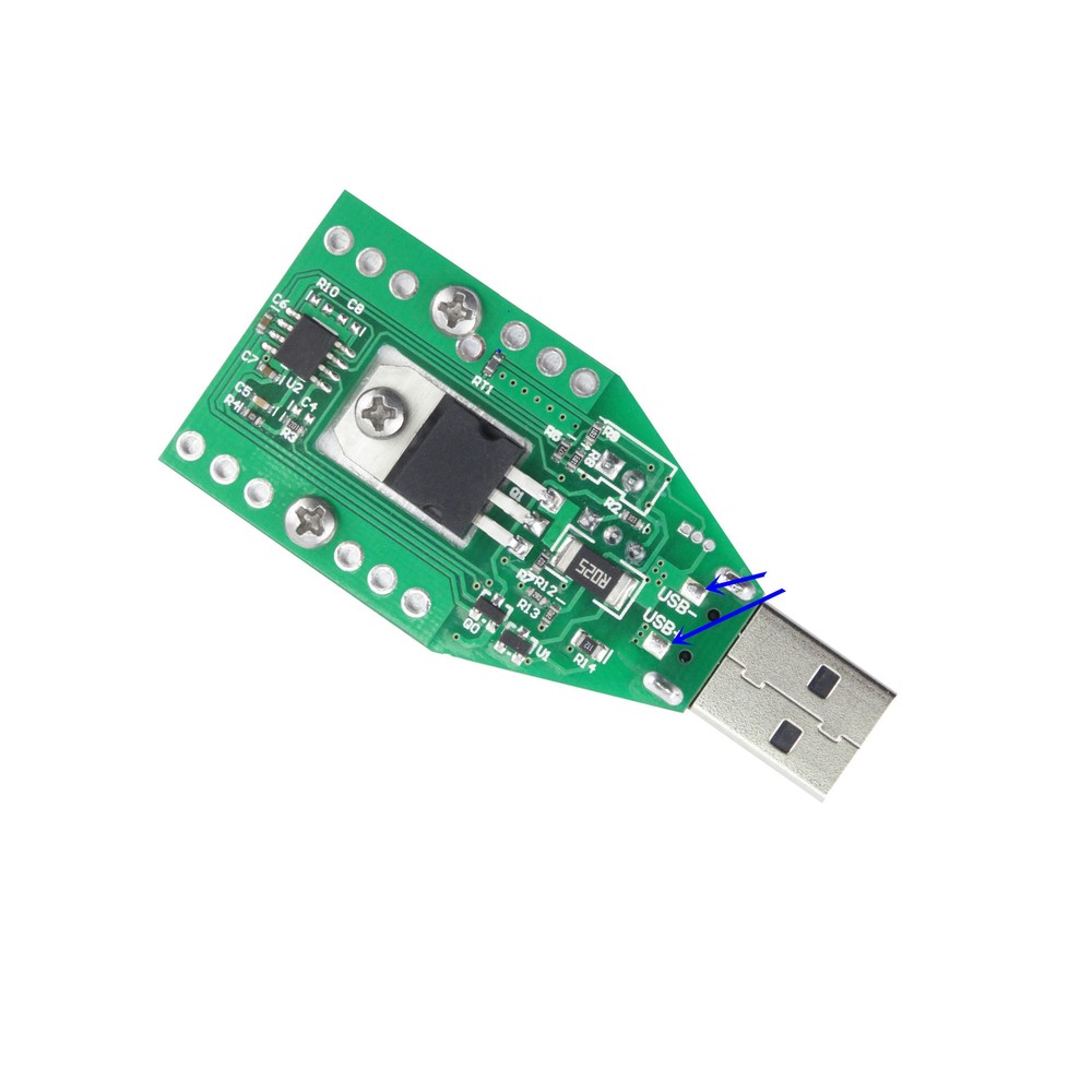 USB Adjustable Constant Current electronic load Tester for QC2.0 Power Bank CA