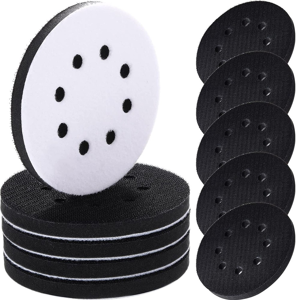6" Hook  Loop Soft Sponge Cushion Interface Buffer Pad Soft Density Sanding Pad