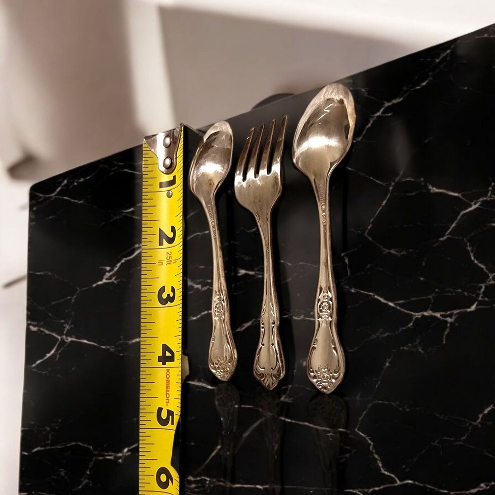 Oneida Silver Plate Child Fork 2 Spoons (Chalice Harmony Vanessa Francesca) (U8)