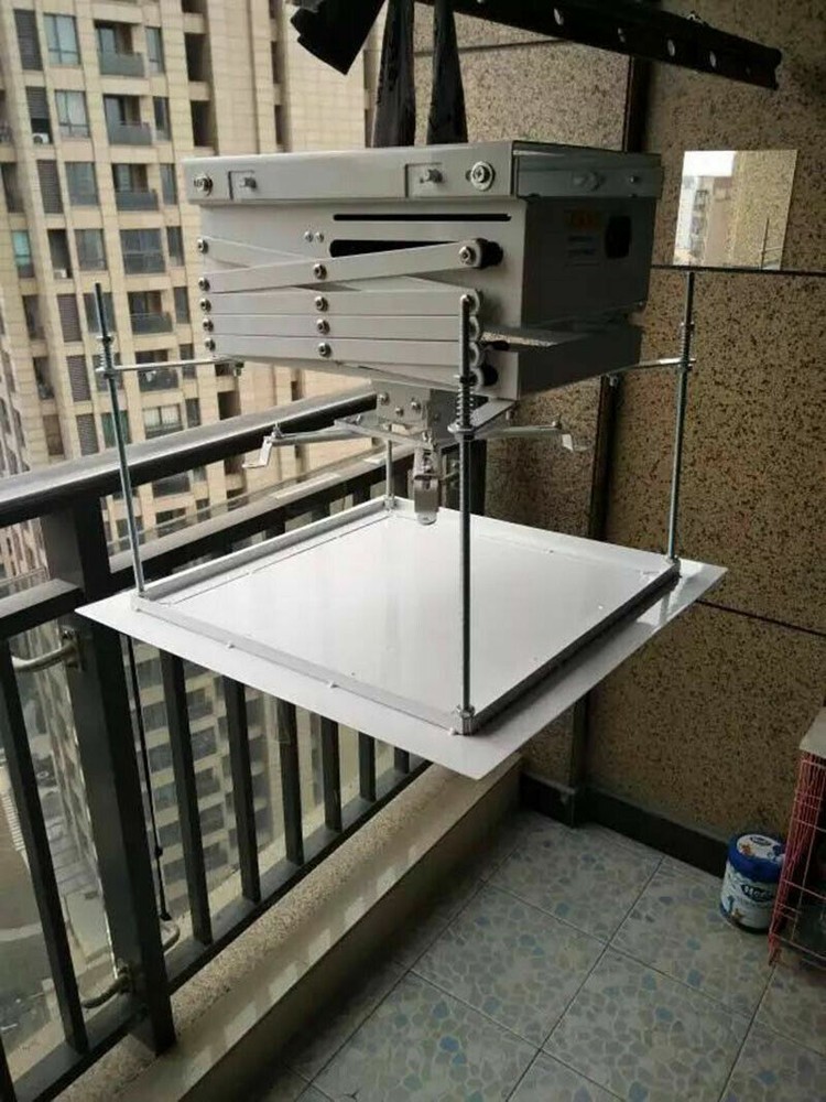 39in Electric Lift Ceiling Projector Bracket Hidden Projector withRemote Control