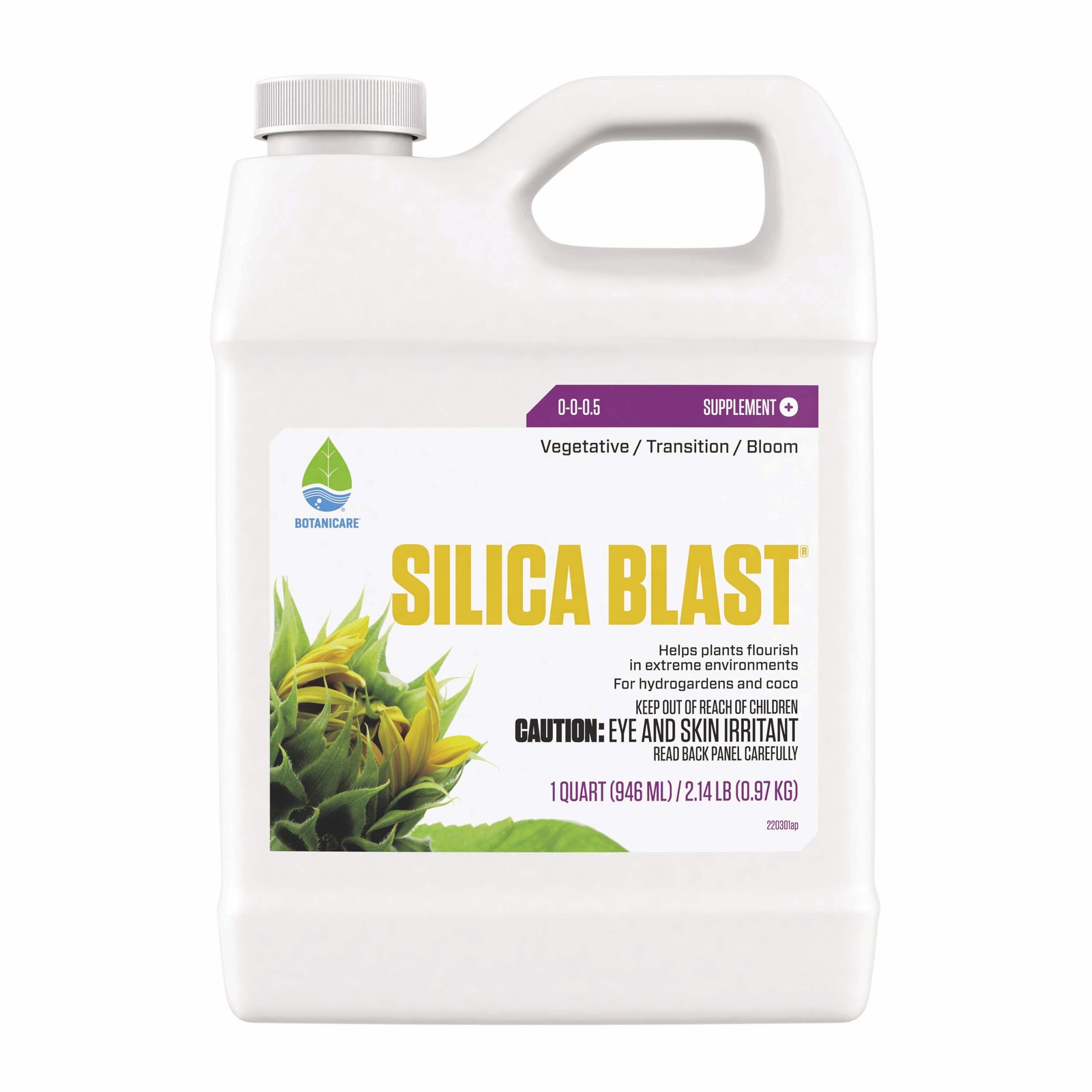 Botanicare Silica Blast Plant Supplement 1 QT to 5 Gal New