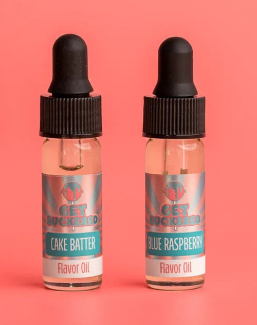 Cake Batter & Blue Raspberry Flavoring Oils (3.7 mL each)