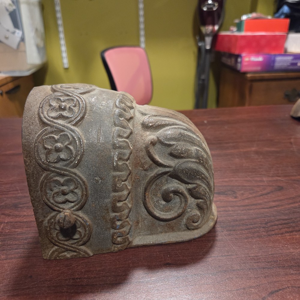 Antique Architectural Cast Iron Decorative Pipe Cover