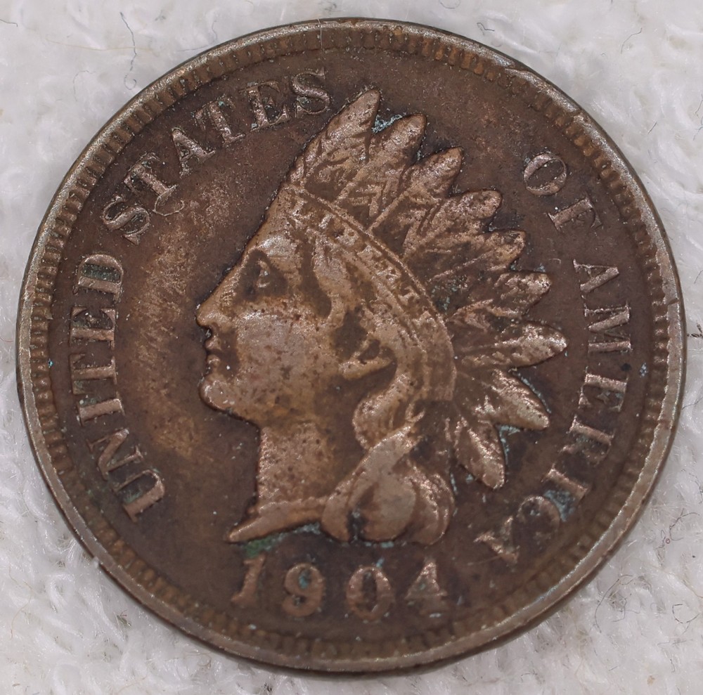 Indian Head Wheat Penny 1904