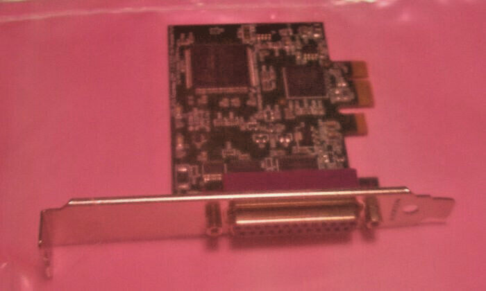 AXXON LF652KB PCI Express Parallel Port Card Rev E