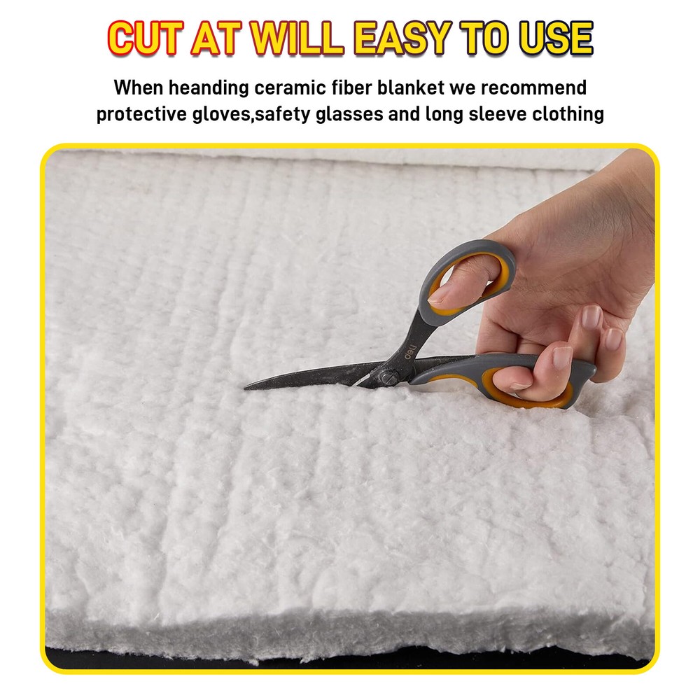 24"×12" Ceramic Fiber Insulation Mat High Density High Temperature Insulation US