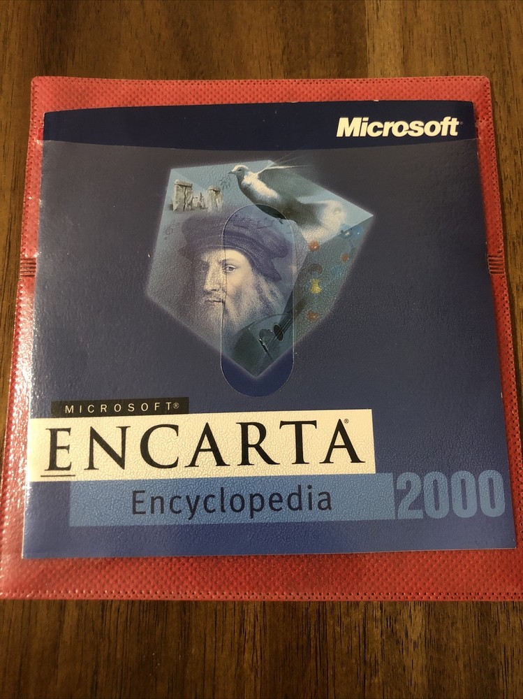 Microsoft Encarta Encyclopedia 2000 CD for PC