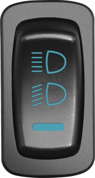 Moose UTV LED Headlight Switch Black/Blue