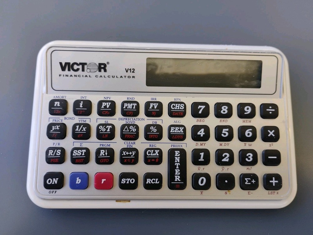 Vintage Victor V12 Calculator (Works)