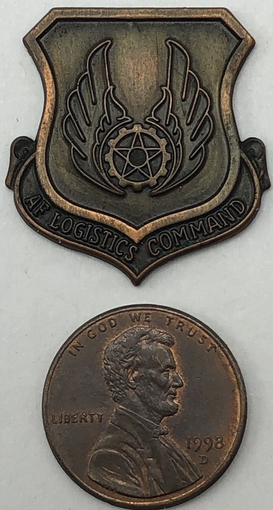 Vintage AF Logistics Command Trophy Plate Challenge Coin USAF