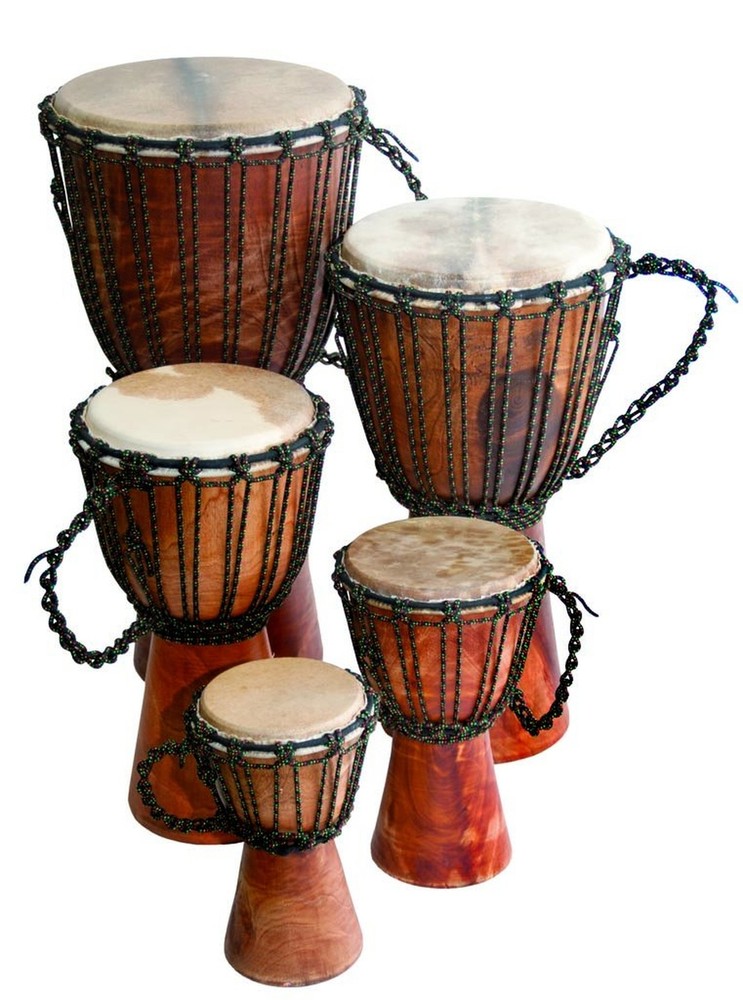 Djembe Beginner Plain,10" tall, 5-6" head 10" tall, 5-6" head …
